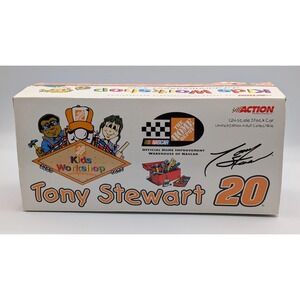 2000 Tony Stewart #20 Home Depot Kids Workshop Grand Prix Stock Car Action 1:24